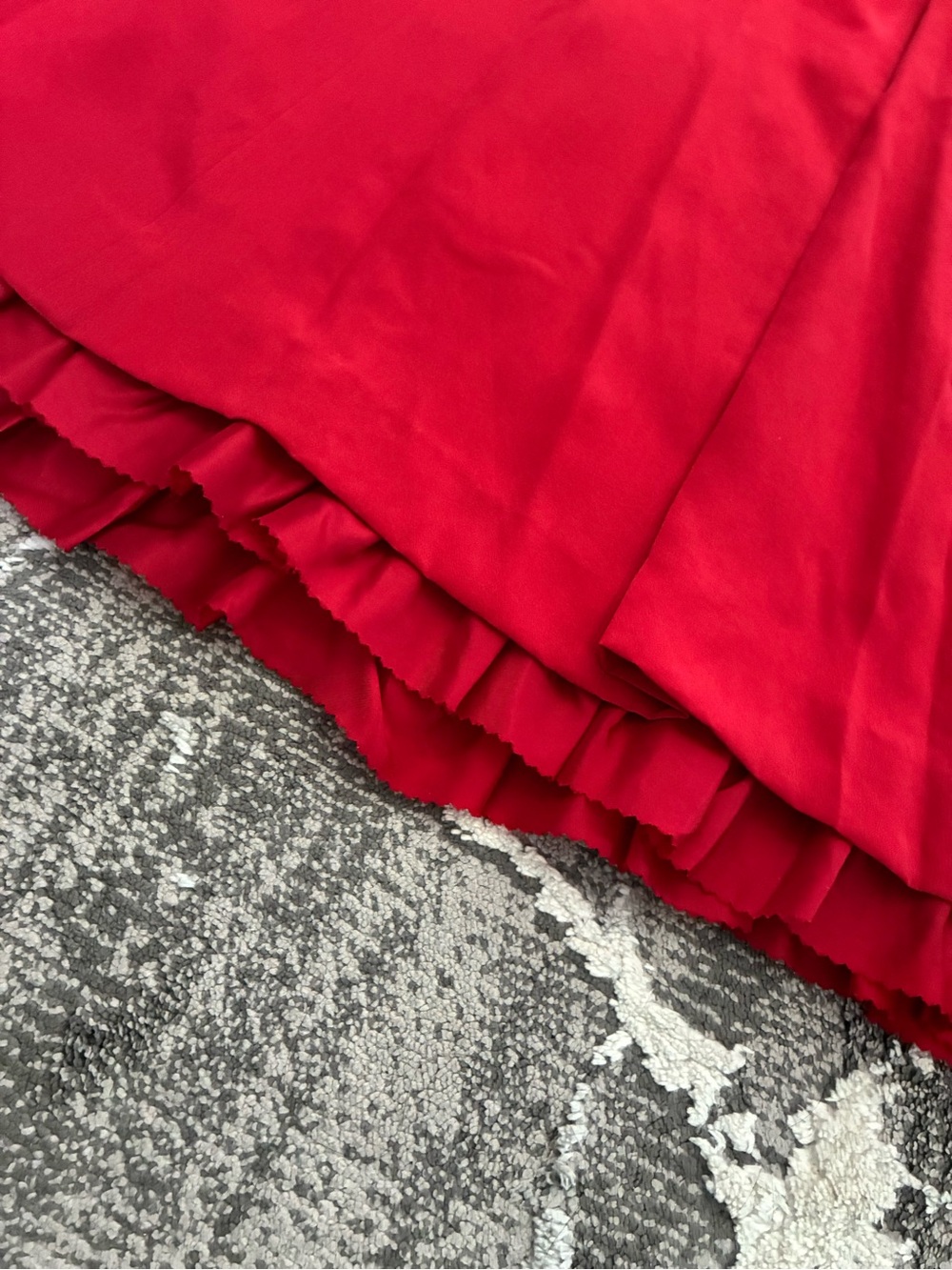 NWT vintage Betsy Johnson silk dress Sz 6 100% silk cherry red button retro 60s - Picture 6 of 10